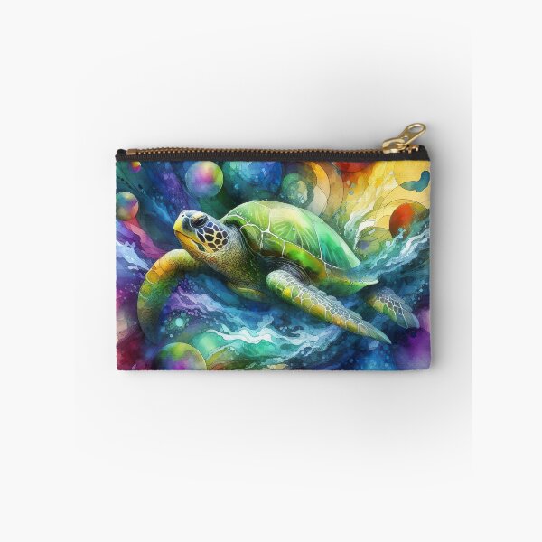 Item preview, Watercolor turtle splash  designed and sold by Optimuz-Dezign.