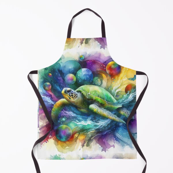 Item preview, Watercolor turtle splash designed and sold by Optimuz-Dezign.