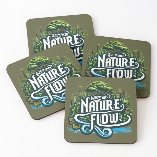 Item preview, Nature's Flow, typography designed and sold by maxmaj.