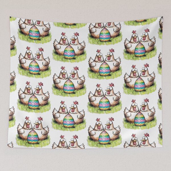 Item preview, Adorable chickens and Easter egg designed and sold by MagelliShop.