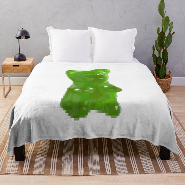 Item preview, Pixelated Green Gummy Bear designed and sold by Studio Sonder.