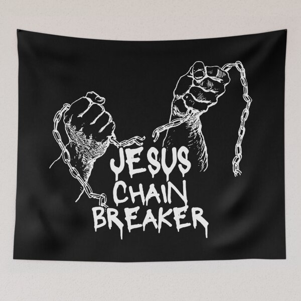 Item preview, Jesus Chain Breaker, white design  designed and sold by MoriaStore.