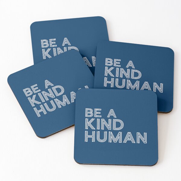 Item preview, Be A Good Kind Nice Human Line Text For Dark Black Background designed and sold by activlifewear.