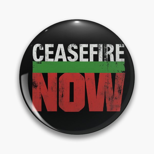 Item preview, Powerful Ceasefire Now Advocacy Graphic designed and sold by Retro Travel Design.