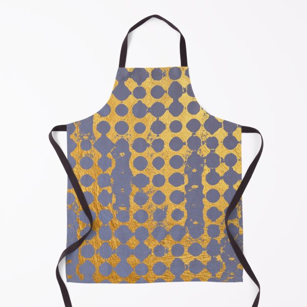 Item preview, Grunge Gold Leaf Stencil Dots designed and sold by Diana377.