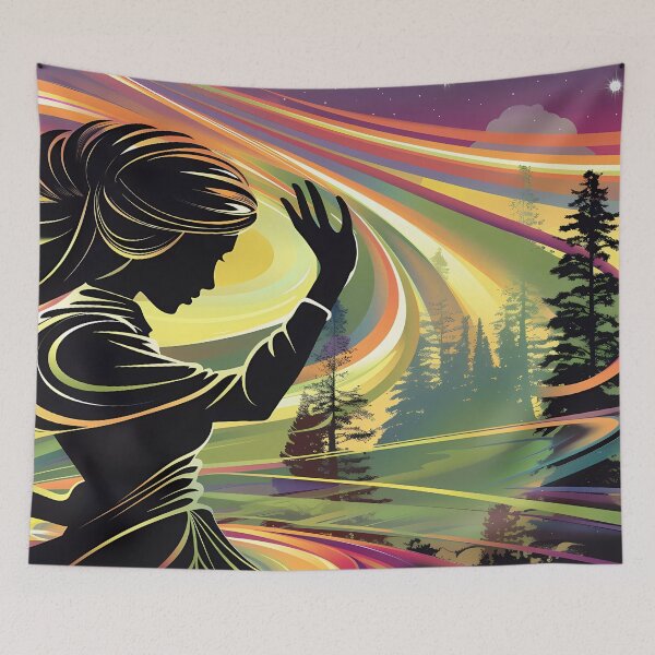 Item preview, “Hyperbole Halftone Hijab: Housedress Homage” designed and sold by Art-Vortex-fr.