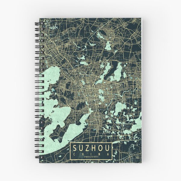Item preview, Suzhou City Map of Jiangsu, China - Summer designed and sold by deMAP.