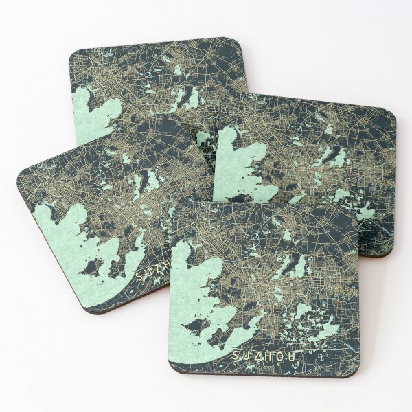 Item preview, Suzhou City Map of Jiangsu, China - Summer designed and sold by deMAP.