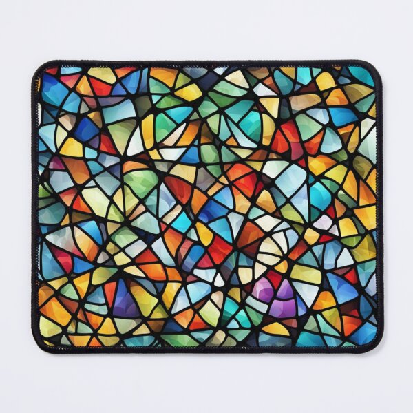Item preview, Abstract Colorful Stained Glass Pattern designed and sold by calibrit.