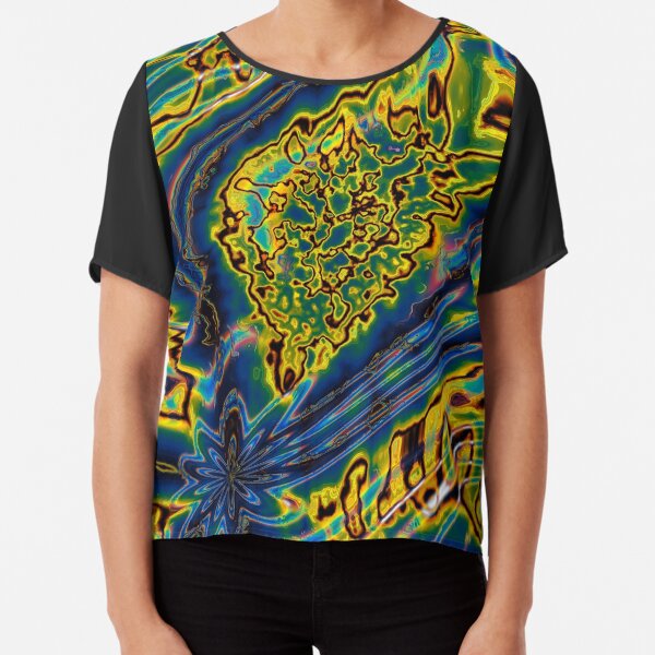 Iridescent Stars 8 Chiffon Top