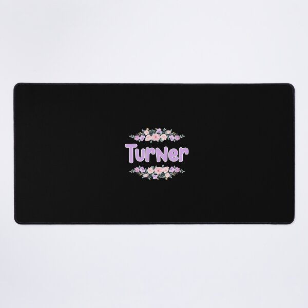 Item preview, Purple Flower Turner Name Label (Black) designed and sold by NormadWorld.