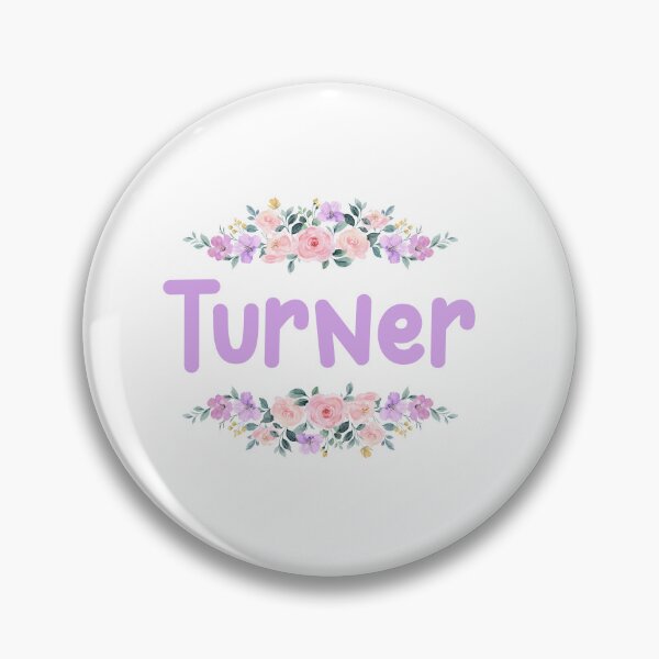 Item preview, Purple Flower Turner Name Label  designed and sold by NormadWorld.
