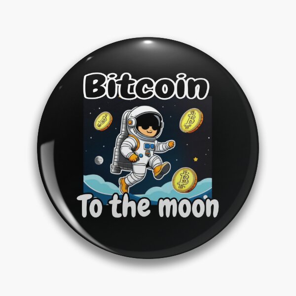 Item preview, Bitcoin to the moon  designed and sold by Roxburylane.