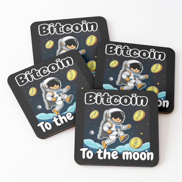 Item preview, Bitcoin to the moon  designed and sold by Roxburylane.