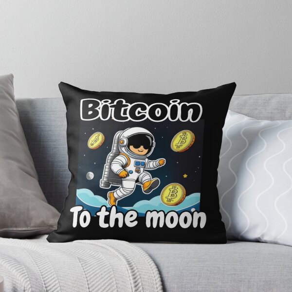 Item preview, Bitcoin to the moon  designed and sold by Roxburylane.