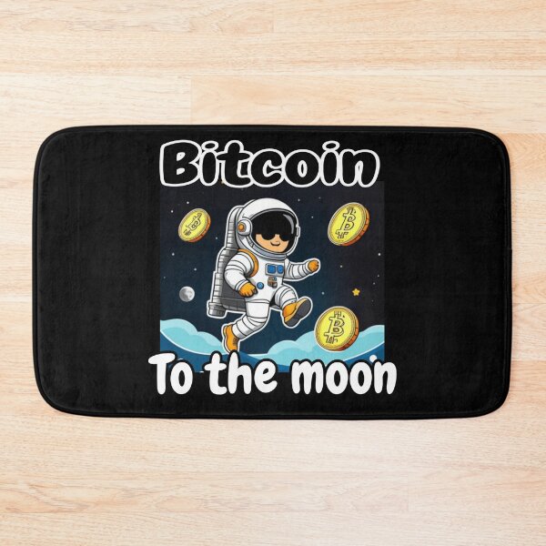 Item preview, Bitcoin to the moon  designed and sold by Roxburylane.