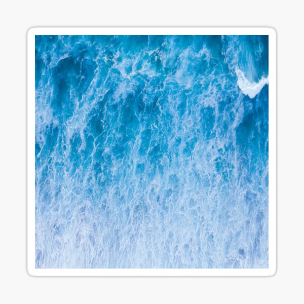 Item preview, Turquoise Blue Ocean Waves designed and sold by limos.