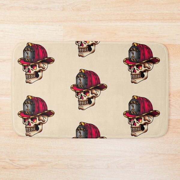 Item preview, Salty-Dog American Traditional Firefighter Skull 2023 designed and sold by salty-dog.