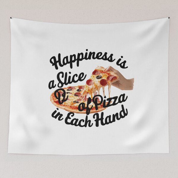Item preview, Double Happiness Comfy & Classic 100% cotton T-shirt For Pizza Lovers designed and sold by Galadaan.