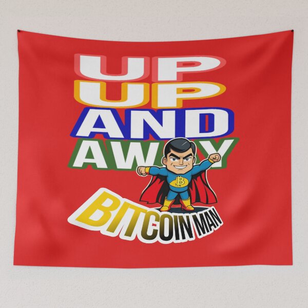 Item preview, Bitcoin man  designed and sold by Roxburylane.