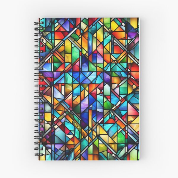Item preview, Abstract Colorful Stained Glass Pattern designed and sold by calibrit.