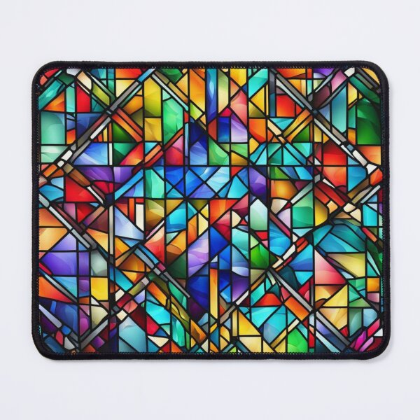 Item preview, Abstract Colorful Stained Glass Pattern designed and sold by calibrit.