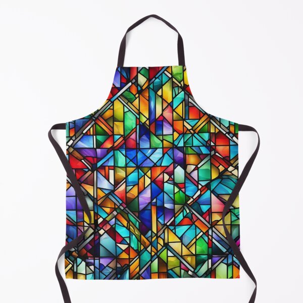 Item preview, Abstract Colorful Stained Glass Pattern designed and sold by calibrit.