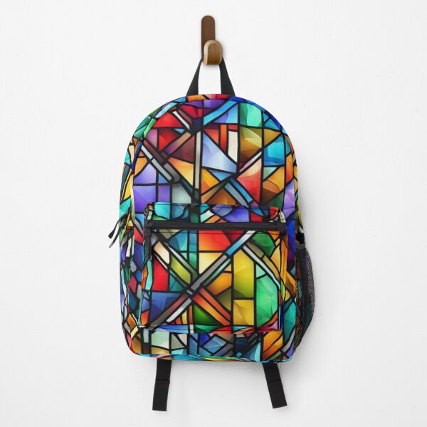 Item preview, Abstract Colorful Stained Glass Pattern designed and sold by calibrit.