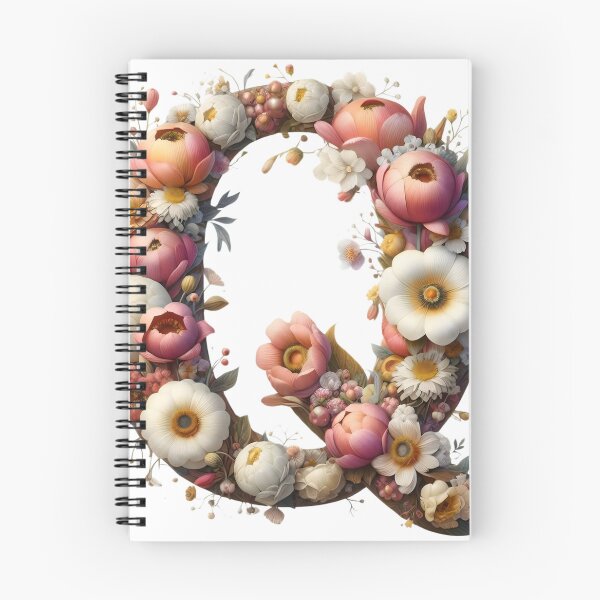 Item preview, Letter “Q” containing flowers designed and sold by yeekazar.