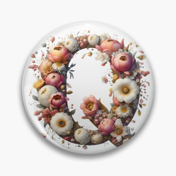 Item preview, Letter “Q” containing flowers designed and sold by yeekazar.