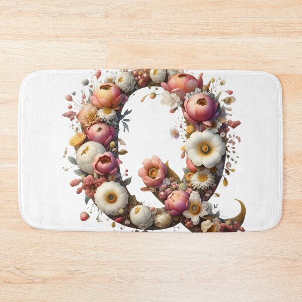 Item preview, Letter “Q” containing flowers designed and sold by yeekazar.