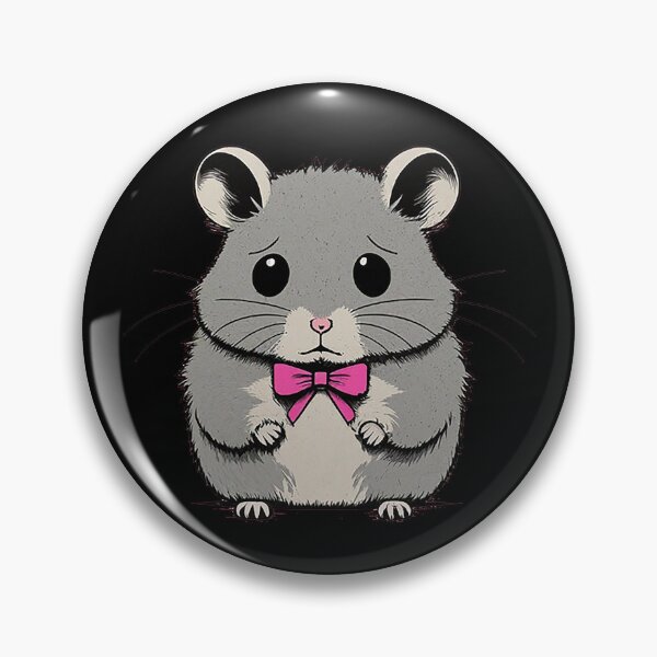 Item preview, Classic Sad Hamster Illustration designed and sold by Retro Travel Design.