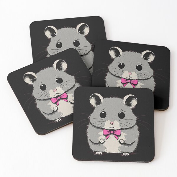 Item preview, Classic Sad Hamster Illustration designed and sold by Retro Travel Design.