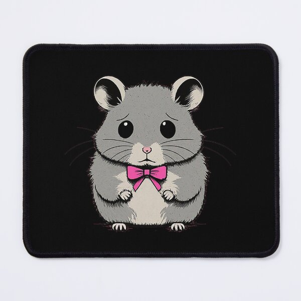 Item preview, Classic Sad Hamster Illustration designed and sold by Retro Travel Design.