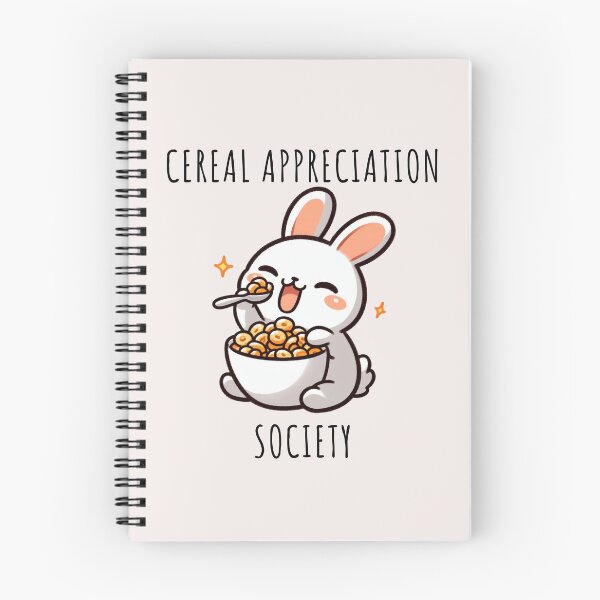 Item preview, Bunny Eating Cereal designed and sold by LemuellTrends.