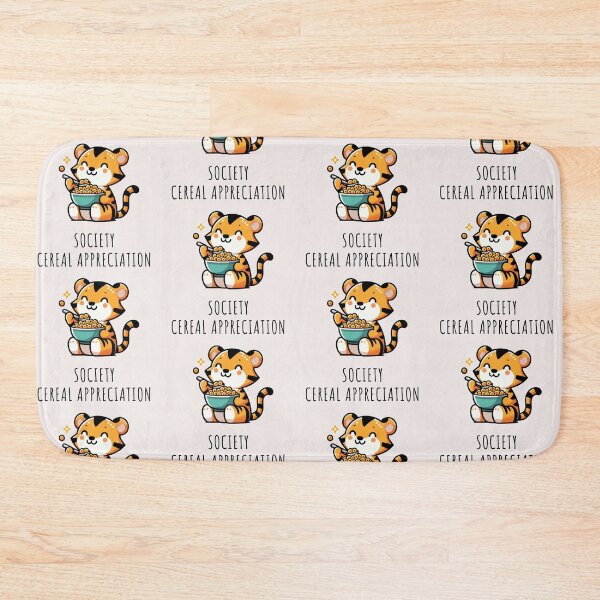 Item preview, Tiger Eating Cereal designed and sold by LemuellTrends.
