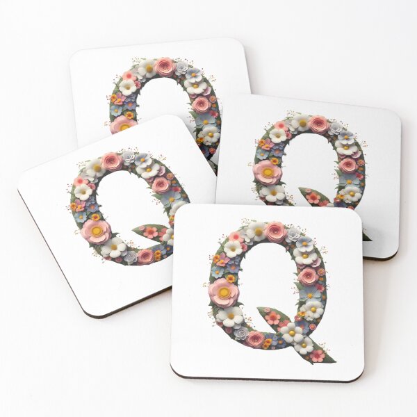 Item preview, Letter “Q” containing flowers designed and sold by yeekazar.