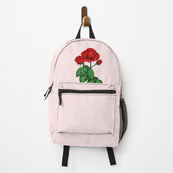 Item preview, Bright Red High-Centered Rose Bloom Semi-Double 8-15 Petals In 2 Rows designed and sold by Rachael Taylor.