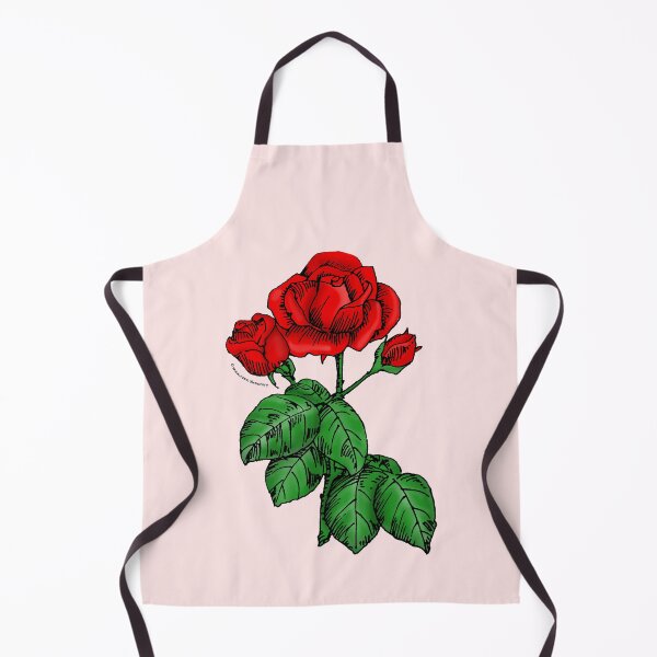 Item preview, Bright Red High-Centered Rose Bloom Semi-Double 8-15 Petals In 2 Rows designed and sold by Rachael Taylor.