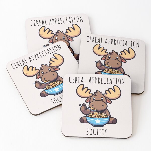 Item preview, Moose Eating Cereal designed and sold by LemuellTrends.