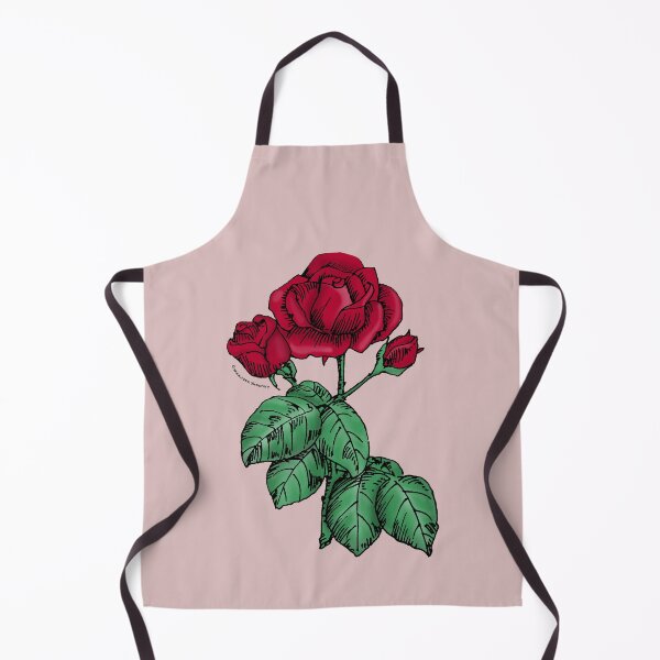 Item preview, Dark Red High-Centered Rose Bloom Semi-Double 8-15 Petals In 2 Rows designed and sold by Rachael Taylor.