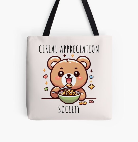 Item preview, Bear Eating Cereal designed and sold by LemuellTrends.