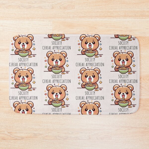 Item preview, Bear Eating Cereal designed and sold by LemuellTrends.