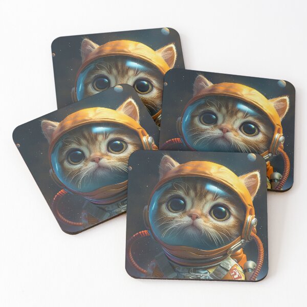 Item preview, Cute Cosmic Kitty Astronaut Explorer designed and sold by Mullet Monkey.