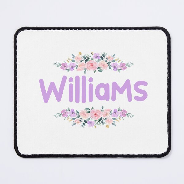 Item preview, Purple Flower Williams Name Label designed and sold by NormadWorld.