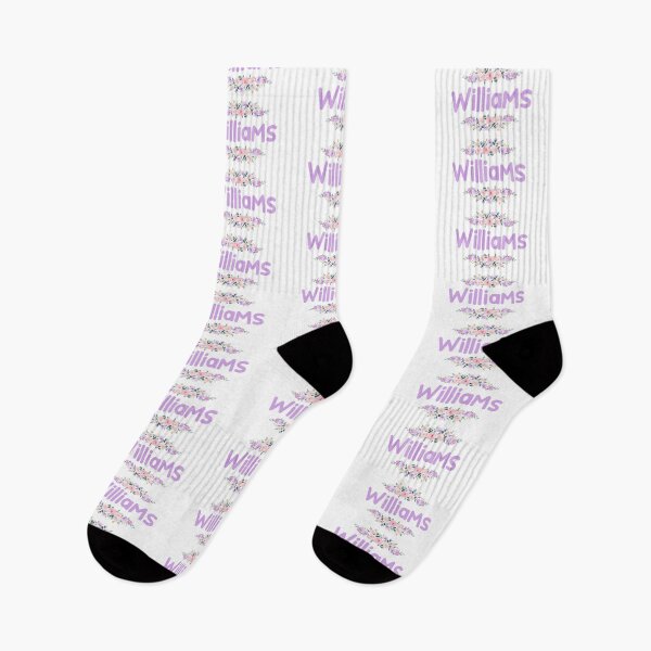 Item preview, Purple Flower Williams Name Label designed and sold by NormadWorld.