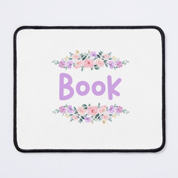 Item preview, Purple Flower Book Name Label designed and sold by NormadWorld.