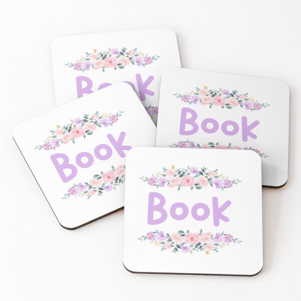 Item preview, Purple Flower Book Name Label designed and sold by NormadWorld.