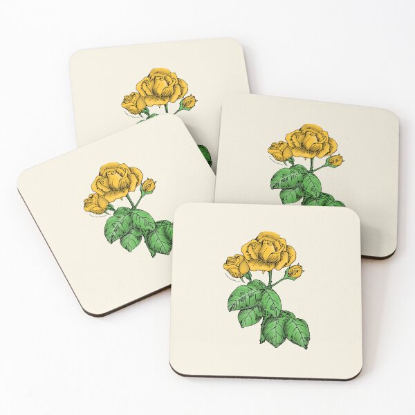 Item preview, Yellow High-Centered Rose Bloom Semi-Double 8-15 Petals In 2 Rows designed and sold by Rachael Taylor.