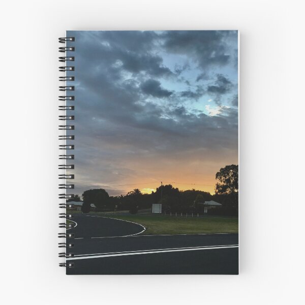 Item preview, Cloudy Sunrise at the Crit Track designed and sold by randoridesbikes.